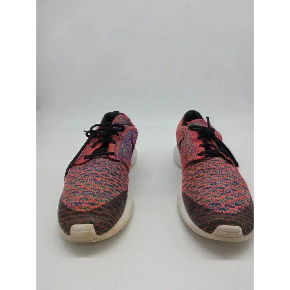 Nike Roshe One NM Flyknit Mens 8.5 Multicolor Bright Crimson Shoes 816531-600